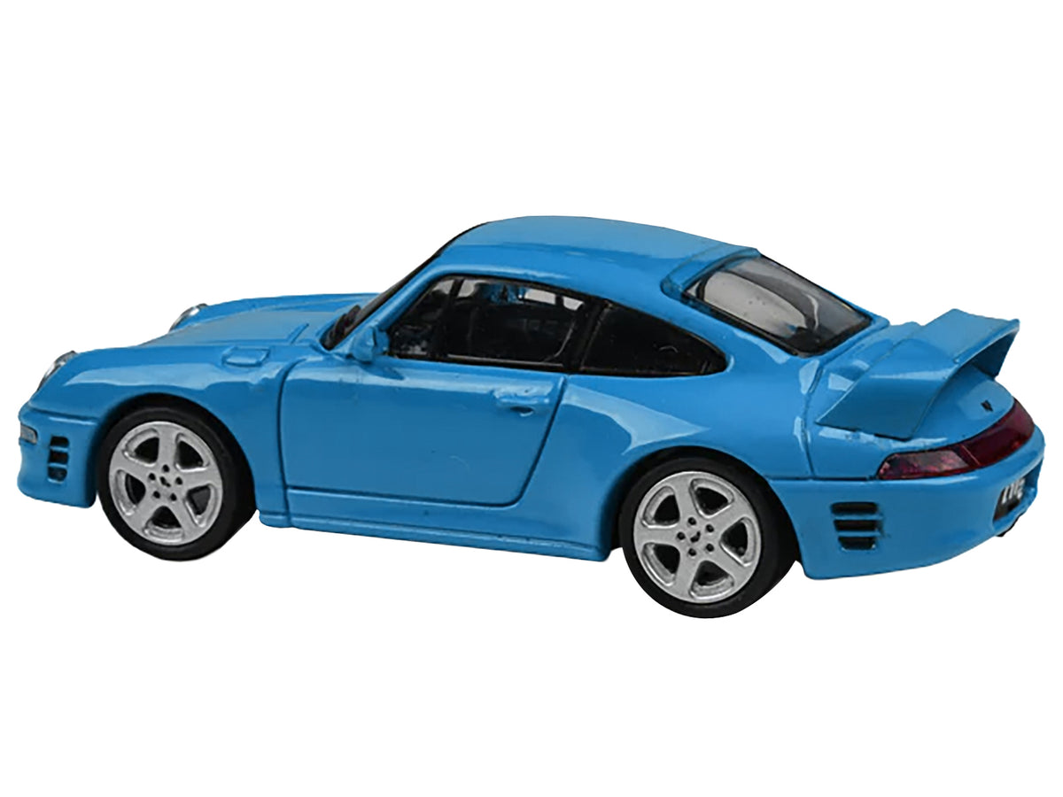 1995 RUF CTR2 Mexico Blue 1/64 Diecast Model Car