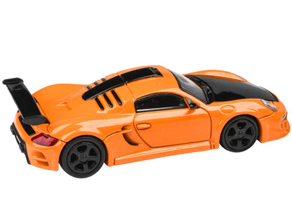 2012 RUF CTR3 Clubsport Orange with Black Hood 1/64 Diecast Model Car