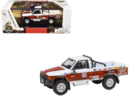 Toyota Hilux Pickup Truck #748 Malcolm Vinje - Mark Hansen "Mojave 250" (1987) 1/64 Diecast Model Car