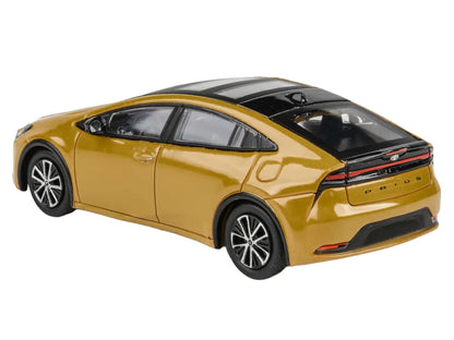 2023 Toyota Prius Maximum Yellow with Black Top and Sun Roof 1/64 Diecast Model Car
