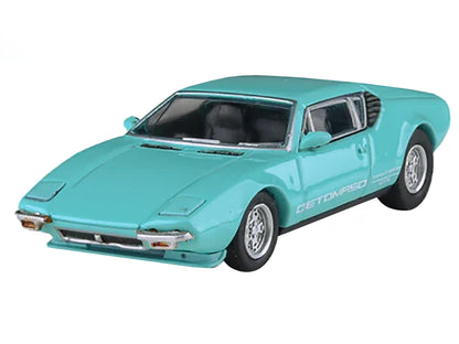 1972 De Tomaso Pantera Verde Aqua 1/64 Diecast Model Car