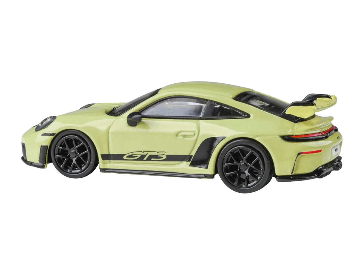 2025 Porsche 911 GT3 (992.2) Cartagena Yellow with Black Stripes 1/64 Diecast Model Car