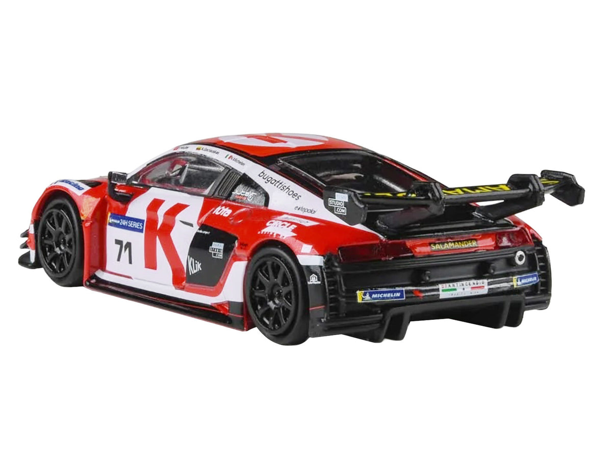 Audi R8 LMS GT3 EVO II #71 Arunas Geciauskas - Nicola Michelon - Tim Muller "Juta Racing" "12 Hours of Misano" (2025)  1/64 Diecast Model Car