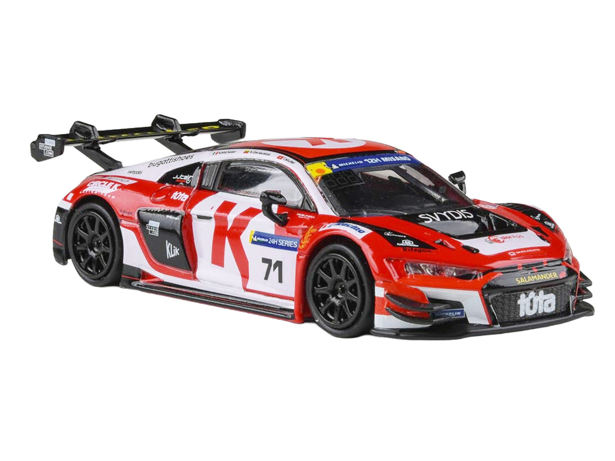 Audi R8 LMS GT3 EVO II #71 Arunas Geciauskas - Nicola Michelon - Tim Muller "Juta Racing" "12 Hours of Misano" (2025)  1/64 Diecast Model Car
