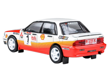 Mitsubishi Galant VR-4 RHD (Right Hand Drive) #1 Ross Dunkerton - Fred Gocentas Winner "APRC Rally Malaysia" (1991) 1/64 Diecast Model Car