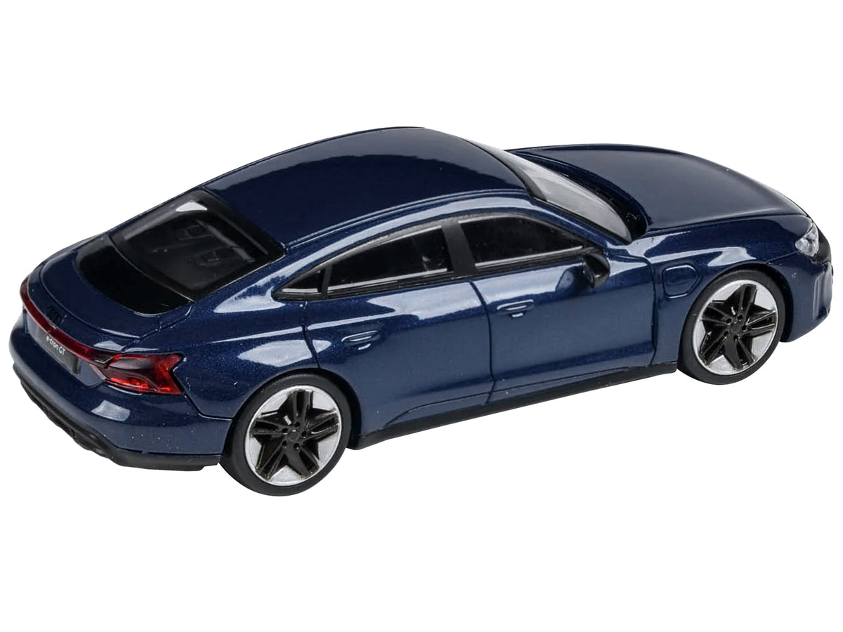 Audi E-tron GT RS Ascari Blue Metallic 1/64 Diecast Model Car