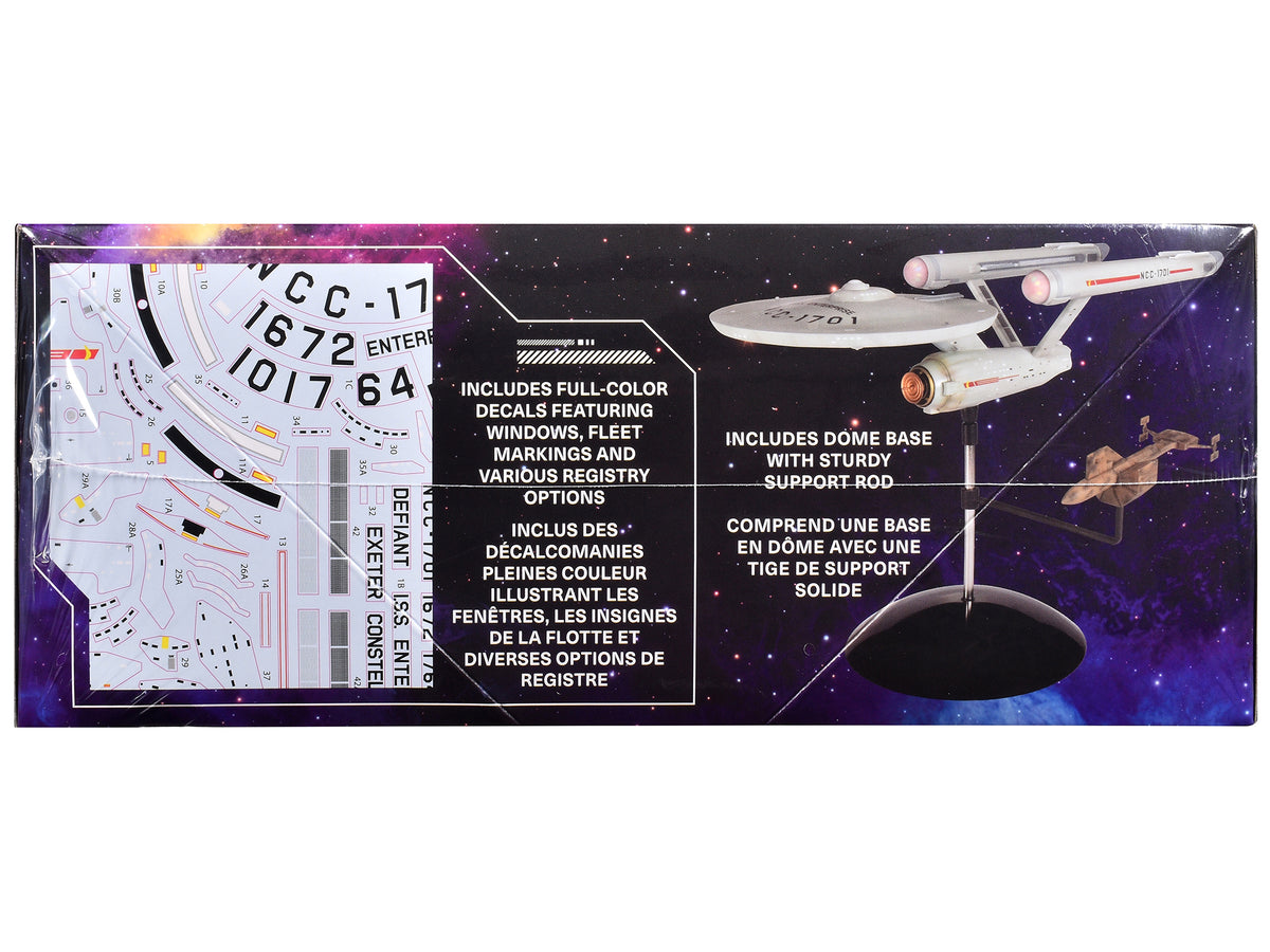 Skill 2 Model Kit U.S.S. Enterprise NCC-1701 Spaceship "Star Trek" (1966) TV Series 1/1000 Scale Model
