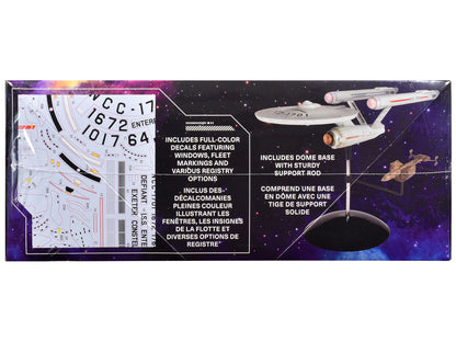 Skill 2 Model Kit U.S.S. Enterprise NCC-1701 Spaceship "Star Trek" (1966) TV Series 1/1000 Scale Model
