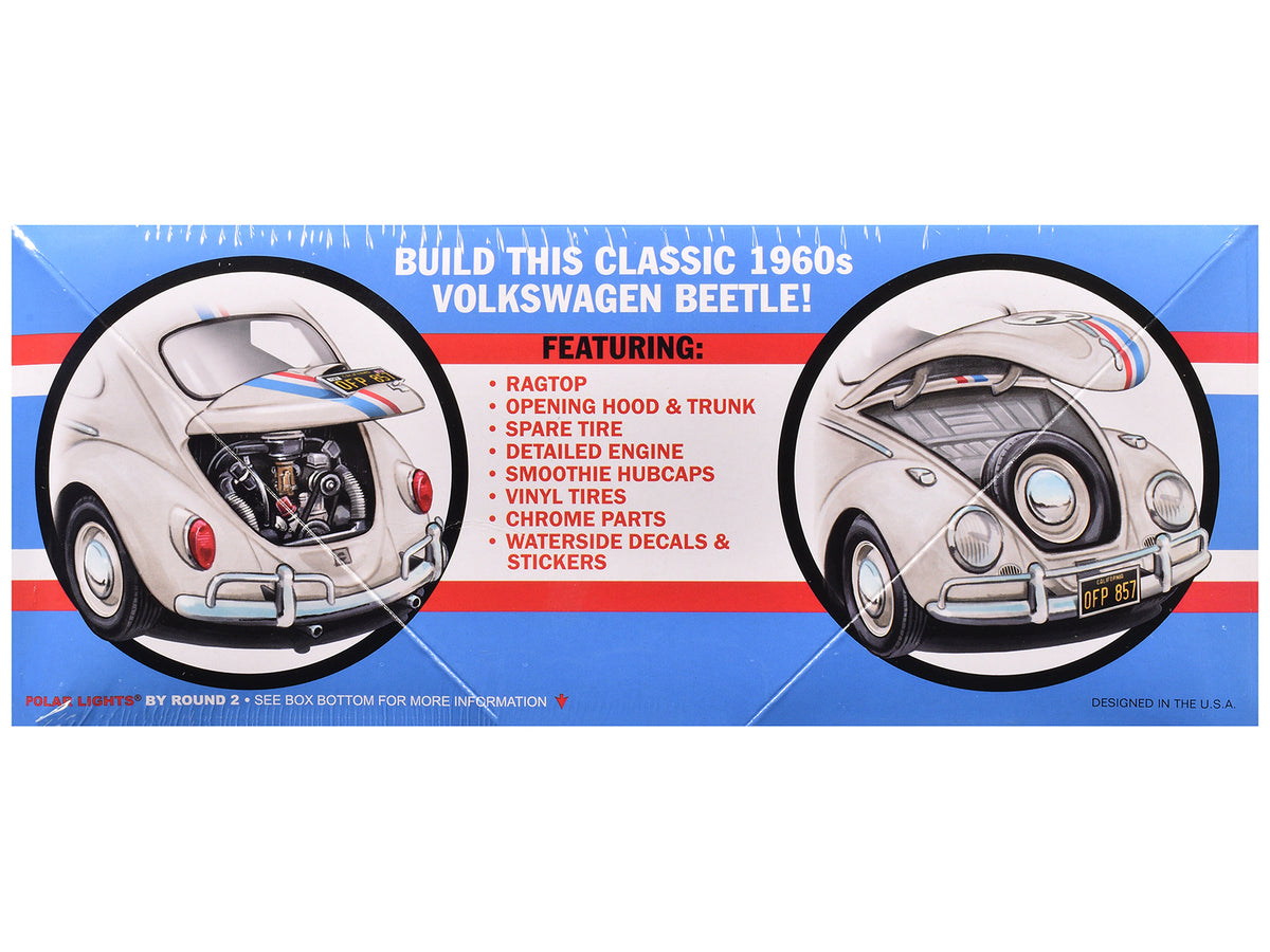 Skill 2 Model Kit Volkswagen Beetle Herbie "The Love Bug" (1969) Movie 1/25 Scale Model