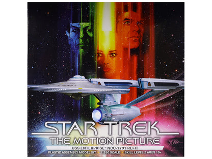 Skill 2 Model Kit U.S.S. Enterprise NCC-1701 Refit Spaceship "Star Trek: The Motion Picture" (1979) Movie 1/350 Scale Model