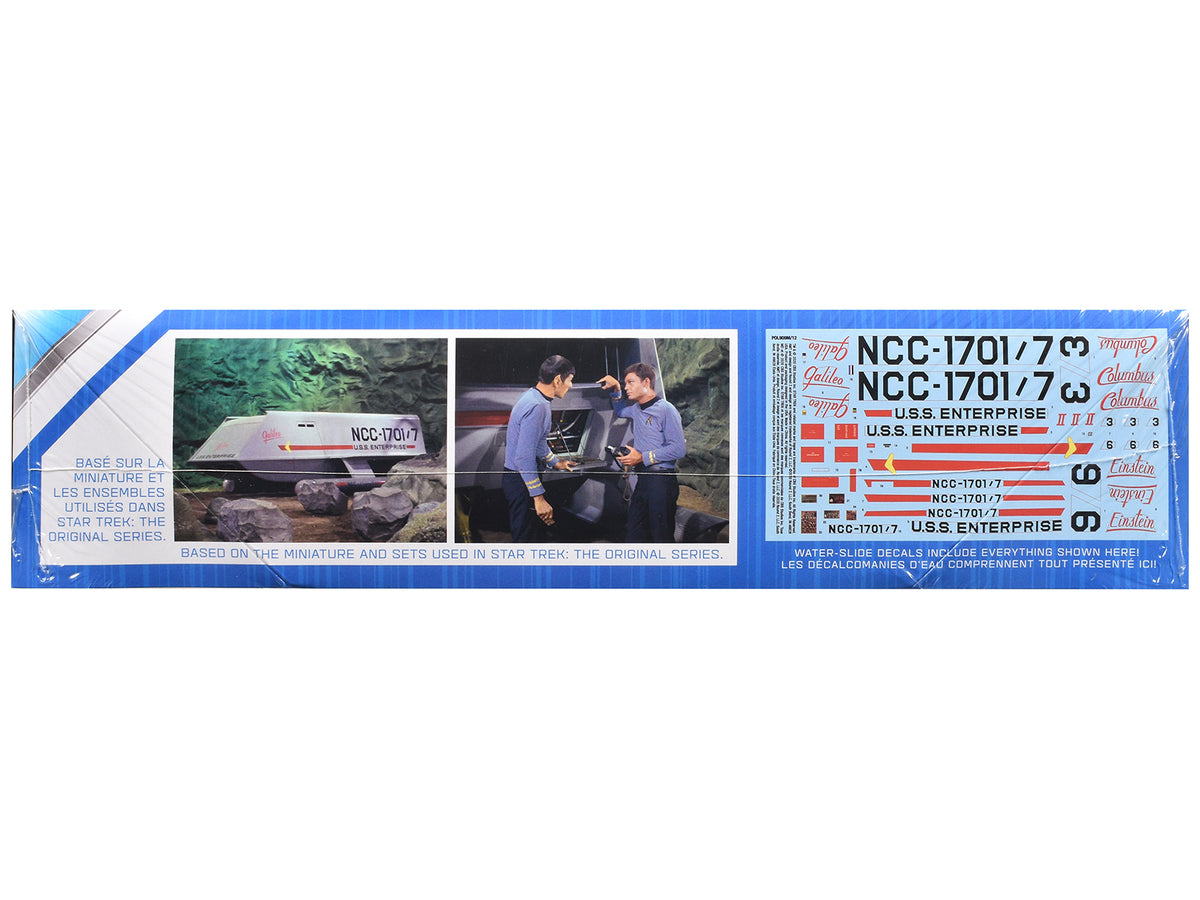 Skill 2 Model Kit Galileo Shuttlecraft "Star Trek: The Original Series" (1966-1968) TV Series 1/32 Scale Model