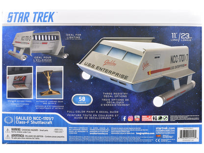 Skill 2 Model Kit Galileo Shuttlecraft "Star Trek: The Original Series" (1966-1968) TV Series 1/32 Scale Model
