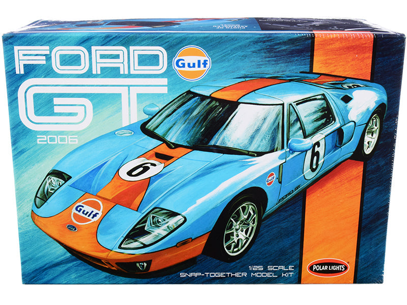 Skill 2 Snap Model Kit 2006 Ford GT "Gulf Oil" 1/25 Scale Model