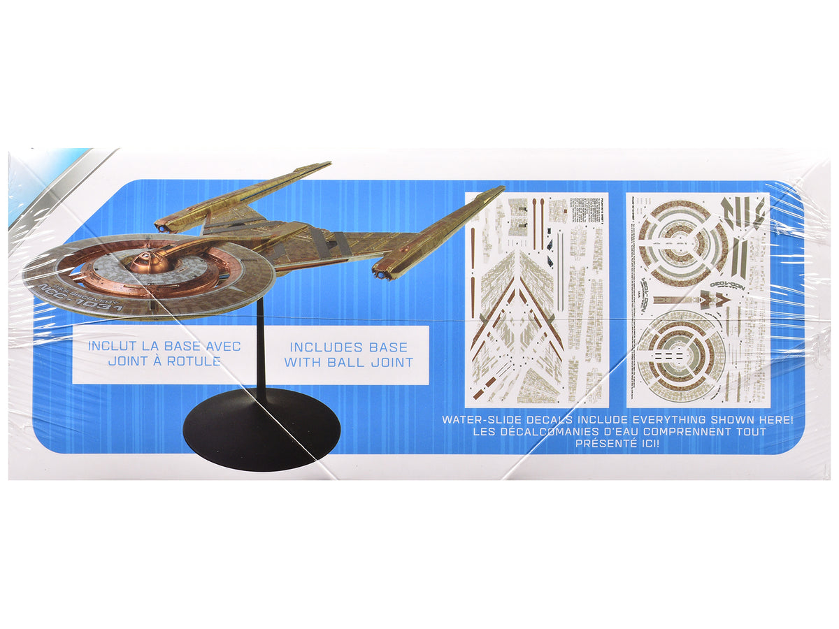 Skill 2 Snap Model Kit U.S.S. Discovery NCC-1031 Spacecraft "Star Trek: Discovery" (2017-2024) TV Series 1/2500 Scale Model
