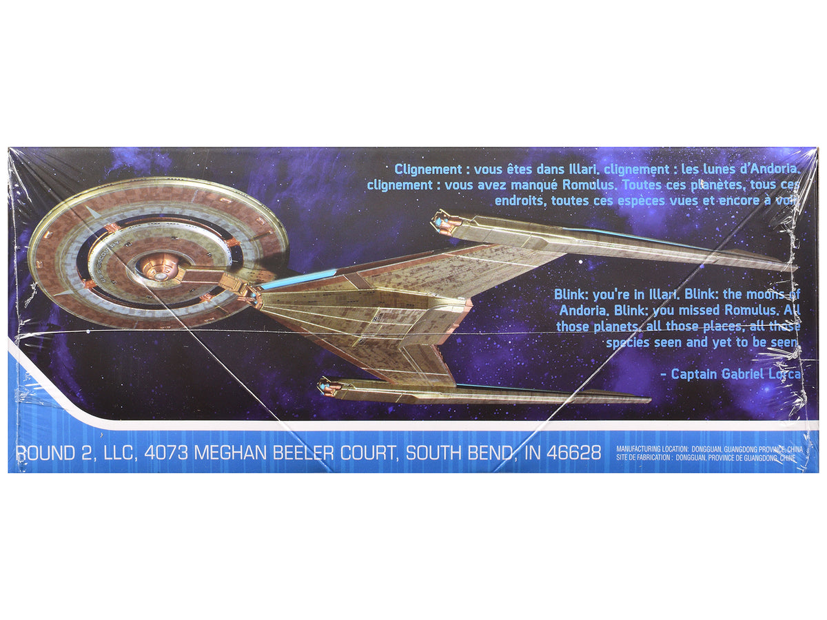 Skill 2 Snap Model Kit U.S.S. Discovery NCC-1031 Spacecraft "Star Trek: Discovery" (2017-2024) TV Series 1/2500 Scale Model