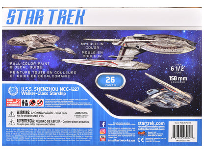 Skill 2 Snap Model Kit U.S.S. Shenzhou NCC-1227 Spacecraft "Star Trek: Discovery" (2017-2024) TV Series 1/2500 Scale Model