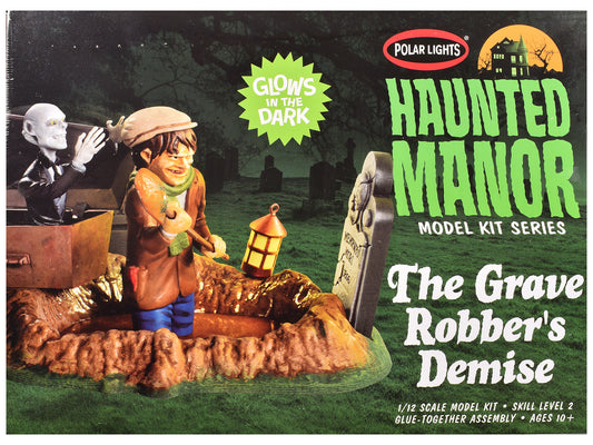 Skill 2 Model Kit Haunted Manor "The Grave Robber's Demise" Diorama Set 1/12 Scale Model