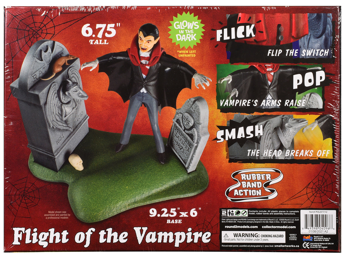 Skill 2 Model Kit Haunted Manor "Flight of the Vampire" Diorama Set 1/12 Scale Model
