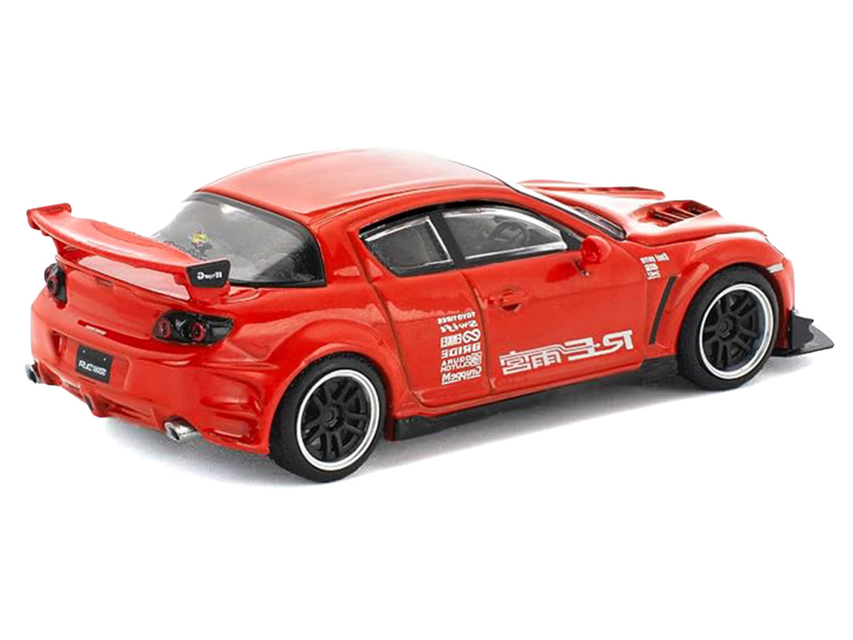 Mazda RX-8 RE-Amemiya RHD (Right Hand Drive) Red with Graphics "Enigma Exclusive Edition" 1/64 Die Cast Model Car