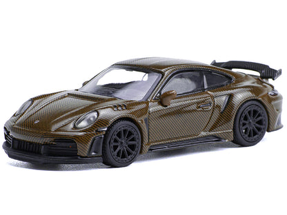 992 Stinger GTR Brown Carbon 1/64 Diecast Model Car