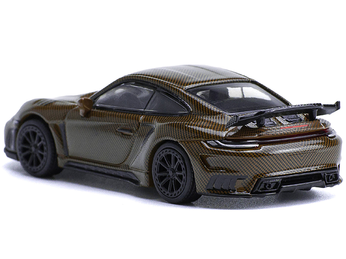 992 Stinger GTR Brown Carbon 1/64 Diecast Model Car