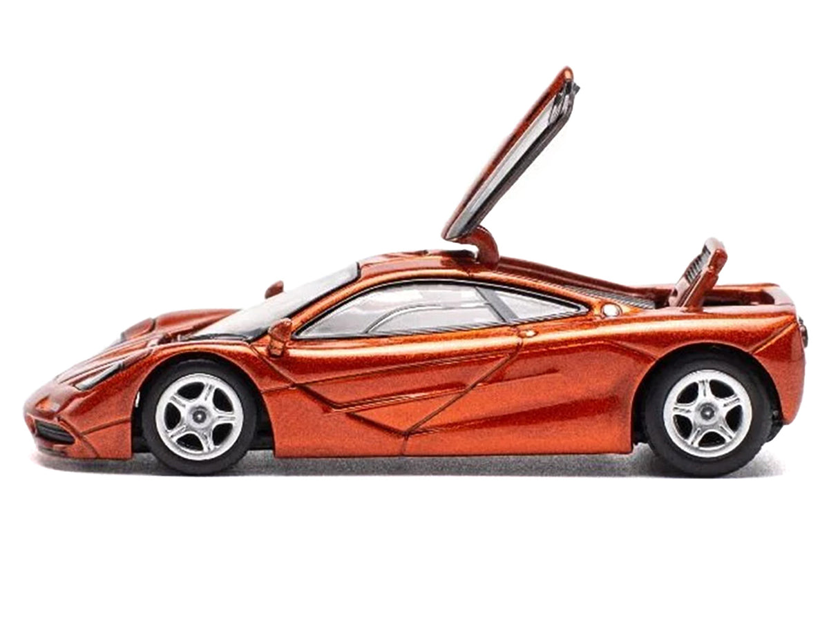 McLaren F1 Orange Metallic 1/64 Diecast Model Car