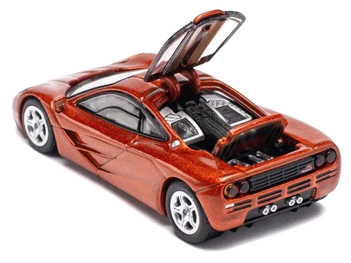 McLaren F1 Orange Metallic 1/64 Diecast Model Car