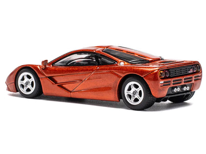 McLaren F1 Orange Metallic 1/64 Diecast Model Car