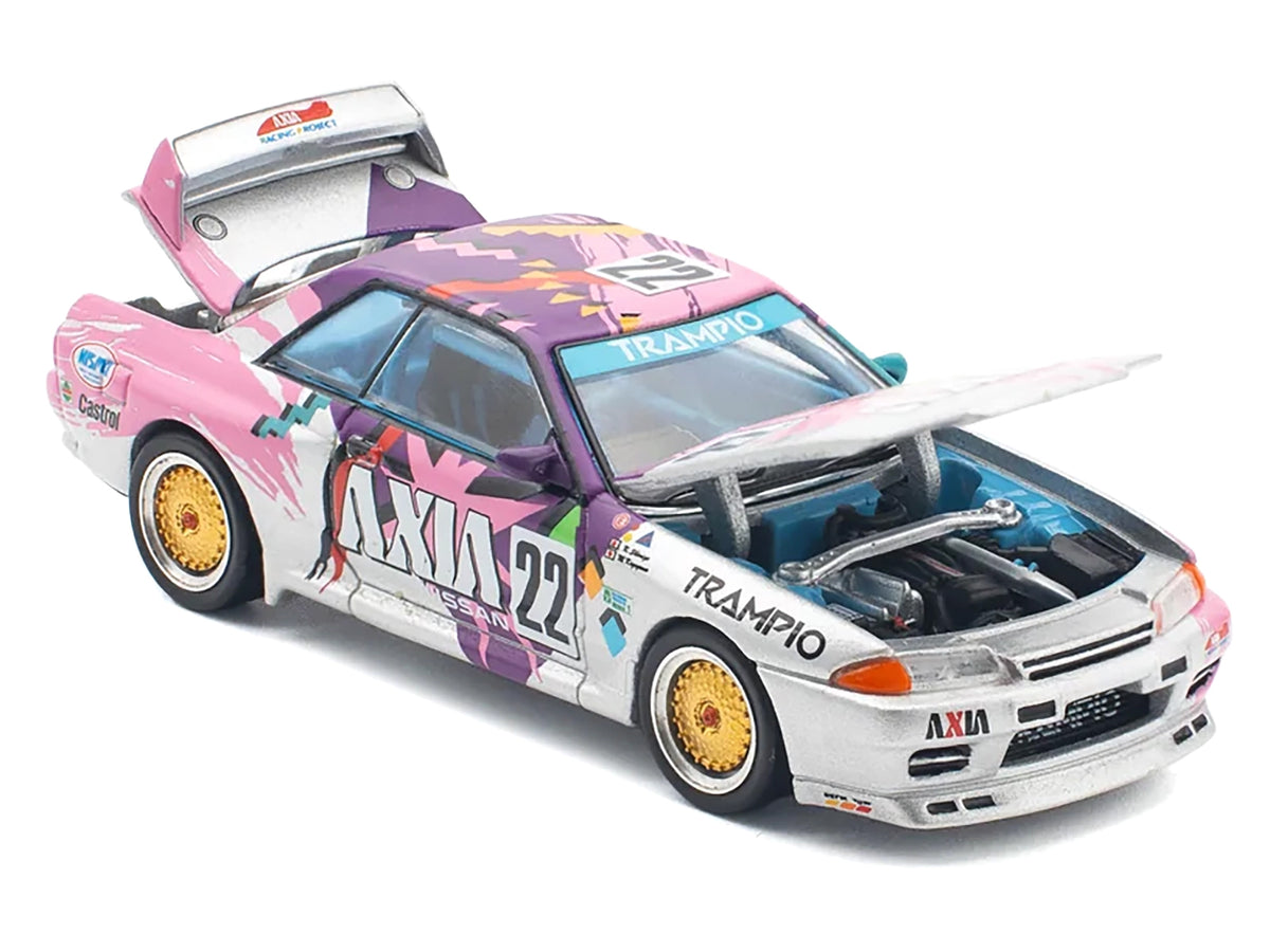GTR R32 RHD (Right Hand Drive) #22 Masahiko Kageyama - Kazuo Shimizu "Axia" Group A "Japanese Touring Car Championship" (1991) 1/64 Diecast Model Car
