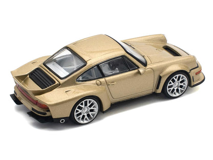 Singer DLS Turbo Gold Metallic 1/64 Diecast Model Car