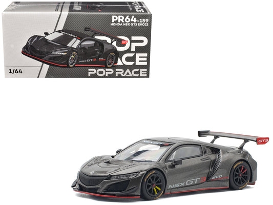 Honda NSX GT3 EVO22 Carbon Edition 1/64 Diecast Model Car