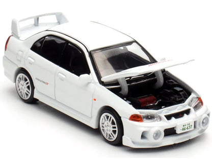 Mitsubishi Lancer Evolution IV RHD (Right Hand Drive) White "Indonesia Diecast Expo 2024 Exclusive" 1/64 Diecast Model Car