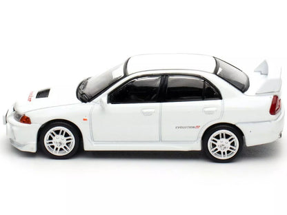 Mitsubishi Lancer Evolution IV RHD (Right Hand Drive) White "Indonesia Diecast Expo 2024 Exclusive" 1/64 Diecast Model Car