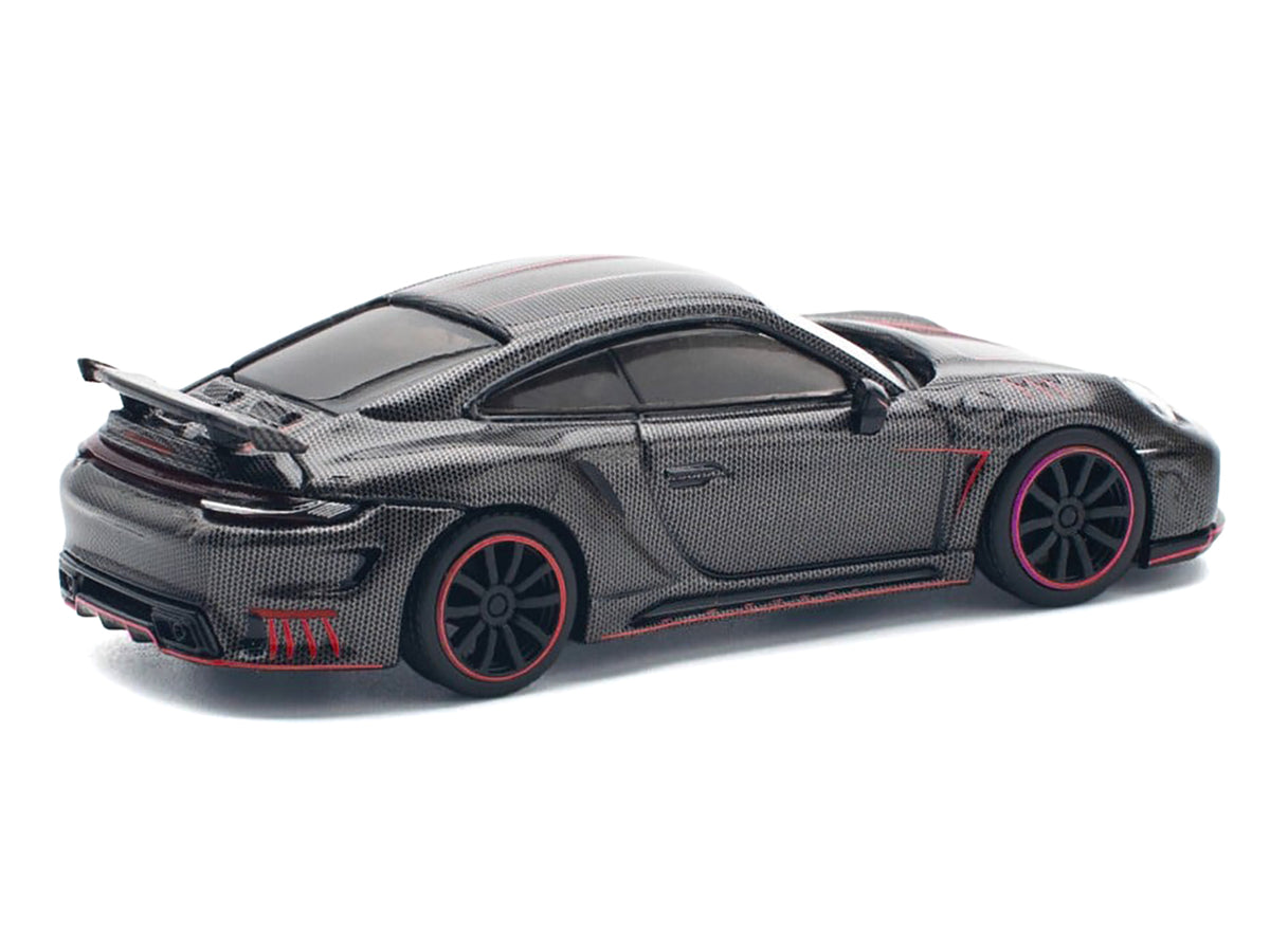 992 Stinger GTR Carbon Edition with Red Accents 1/64 Diecast Model Car