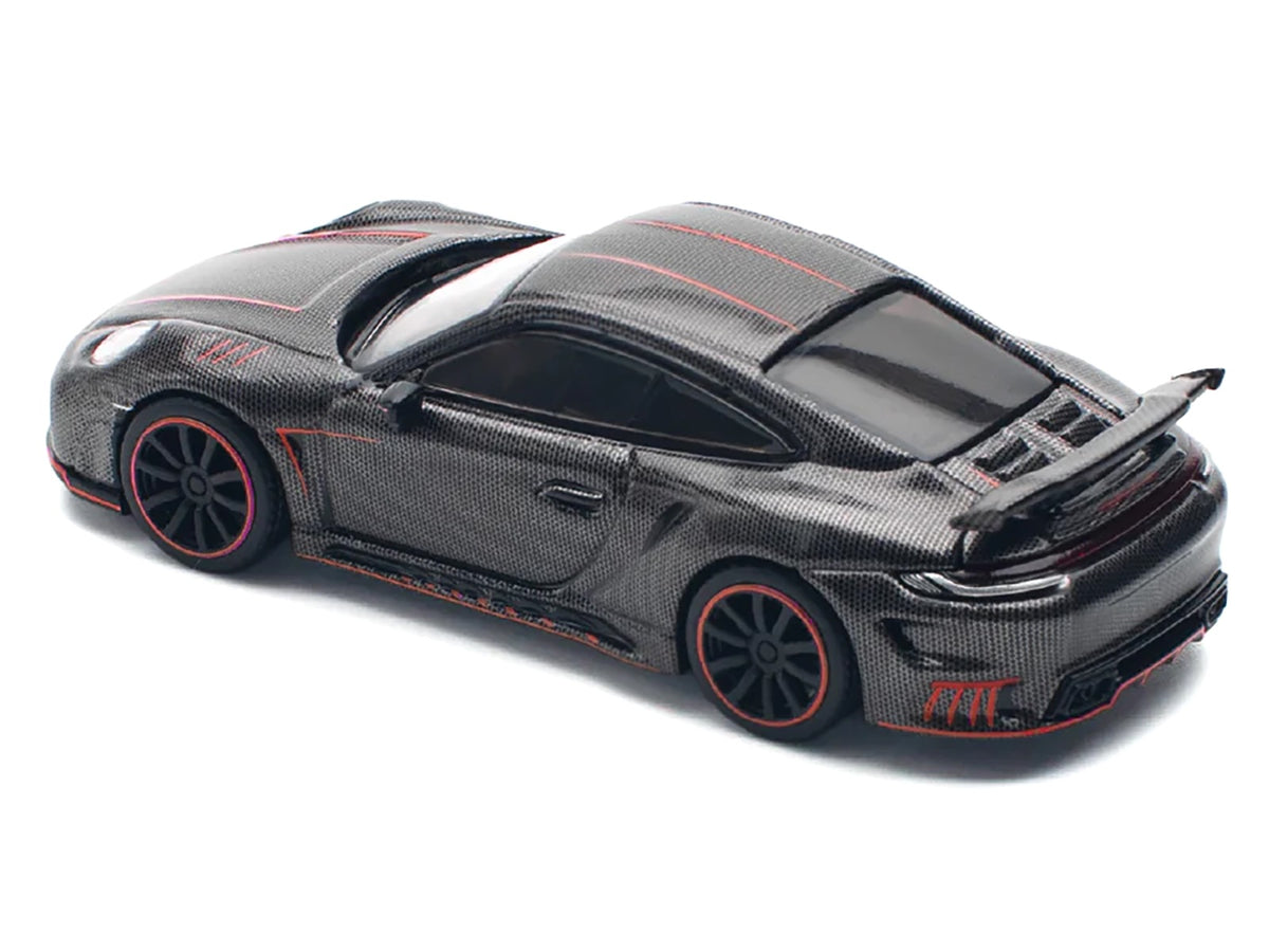 992 Stinger GTR Carbon Edition with Red Accents 1/64 Diecast Model Car