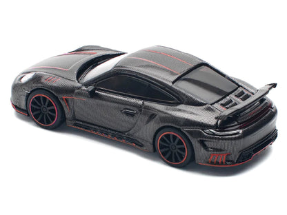 992 Stinger GTR Carbon Edition with Red Accents 1/64 Diecast Model Car