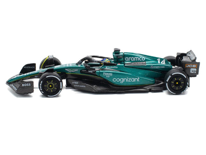 Aston Martin AMR23 #14 Fernando Alonso "Formula One F1 World Championship" (2023) 1/64 Diecast Model Car