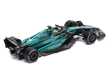 Aston Martin AMR23 #14 Fernando Alonso "Formula One F1 World Championship" (2023) 1/64 Diecast Model Car
