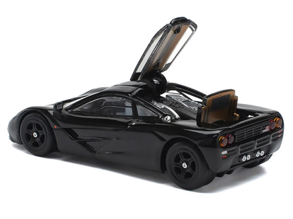 McLaren F1 Jet Black 1/64 Diecast Model Car