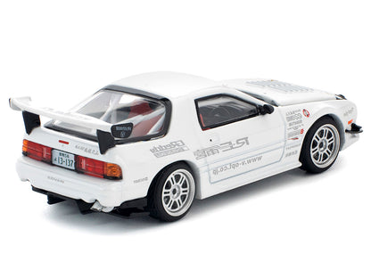 Mazda RX7 (FC3S) RE Amemiya RHD (Right Hand Drive) White 1/64 Diecast Model Car