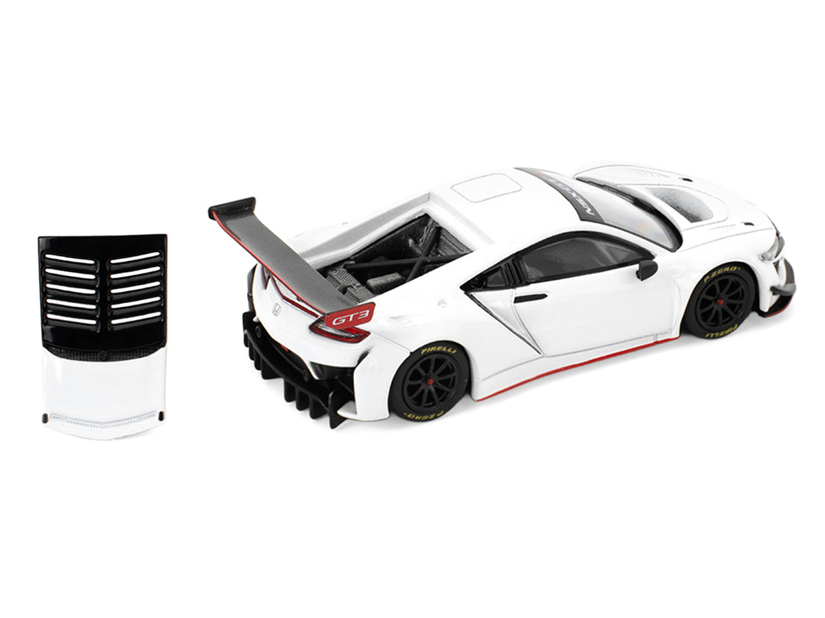 Honda NSX GT3 EVO22 White 1/64 Diecast Model Car