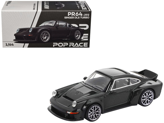 Singer DLS Turbo Black Metallic 1/64 Diecast Model Car