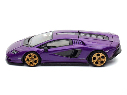 Lamborghini Countach LPI 800-4 Viola Pasifae Purple Metallic "Hong Kong Toycar Salon 2025" 1/64 Diecast Model Car