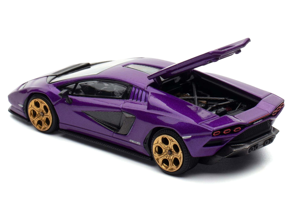 Lamborghini Countach LPI 800-4 Viola Pasifae Purple Metallic "Hong Kong Toycar Salon 2025" 1/64 Diecast Model Car