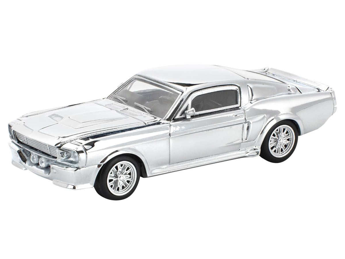 Shelby Mustang GT500 Silver Chrome 1/64 Diecast Model Car