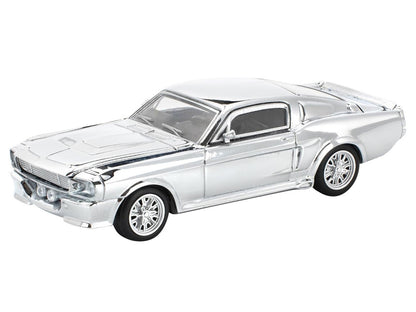 Shelby Mustang GT500 Silver Chrome 1/64 Diecast Model Car