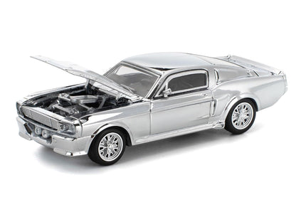 Shelby Mustang GT500 Silver Chrome 1/64 Diecast Model Car