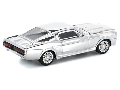 Shelby Mustang GT500 Silver Chrome 1/64 Diecast Model Car