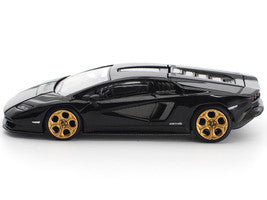Lamborghini Countach LPI 800-4 Deep Black 1/64 Diecast Model Car