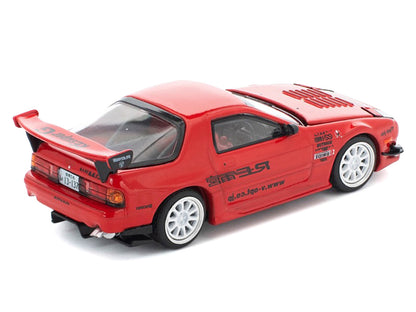 Mazda RX7 (FC3S) RE Amemiya RHD (Right Hand Drive) Red Metallic 1/64 Diecast Model Car